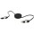Citala 5-in-1 recycled plastic 90 cm retractable data sync and 40W fast charge cable
