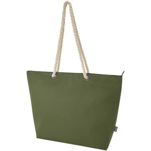 Panama Strandkühltasche mit Kordelgriffen aus recyceltem GRS-Material - Reklamnepredmety