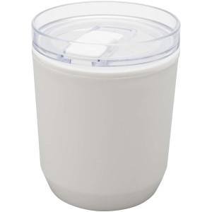 Hudson 180 ml doppelwandiger Becher aus recyceltem Kunststoff - Reklamnepredmety
