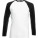F296 Long Sleeve Baseball T - F296-White-Black - variant Ls 1000057328