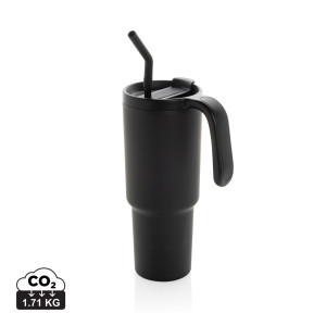 Graphic 360 Becher aus RCS recyceltem Stahl 900 ml - Reklamnepredmety