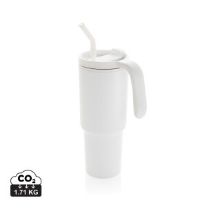 Graphic 360 Becher aus RCS recyceltem Stahl 900 ml - Reklamnepredmety