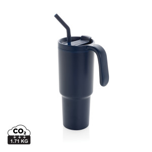 Graphic 360 Becher aus RCS recyceltem Stahl 900 ml - Reklamnepredmety