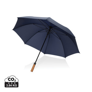 30" Tony Automatik-Regenschirm aus RPET Aware™ und Akazienholz - Reklamnepredmety