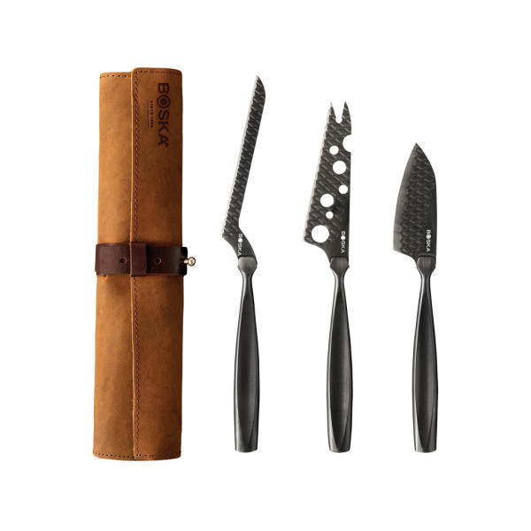 BOSKA Käsemesserset Monaco+ Schwarz
