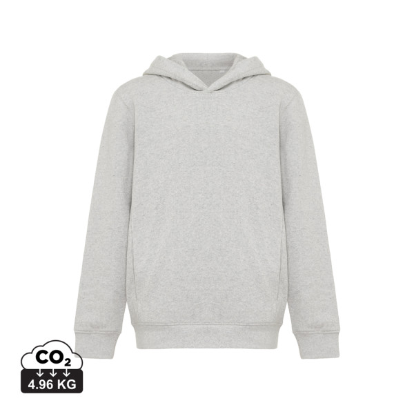 Iqoniq Yengo – Kapuzenpullover aus recycelter Baumwolle mit Seitentaschen für Kinder