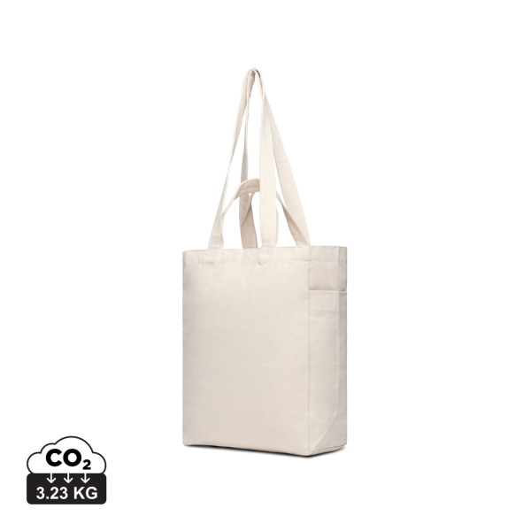 VINGA Hilo AWARE™ Tragetasche aus recyceltem Canvas mit Reißverschluss