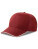 Recy Five Piping Cap - at129-burgundy-white - variant 
