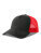 Rapper Cotton-S Cap - at535-dark-grey-red - variant 