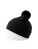 Wind-S Mütze mit Bommel - at811-black - variant 