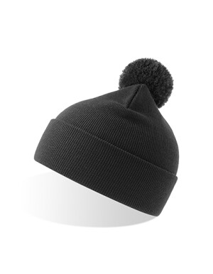 Wind-S Mütze mit Bommel - Reklamnepredmety