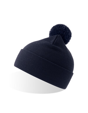 Wind-S Mütze mit Bommel - Reklamnepredmety