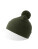Wind-S Mütze mit Bommel - at811-olive - variant 