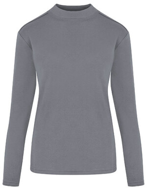 Hochwertiges Damen-Langarmshirt mit Stehkragen - Reklamnepredmety