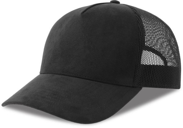 5 Panel Trucker Kappe Rapper Suede-S