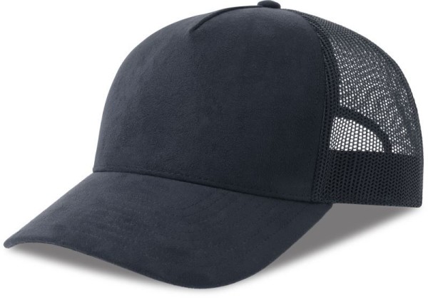 5 Panel Trucker Kappe Rapper Suede-S