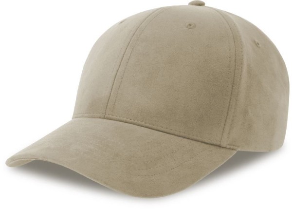 6 Panel Kappe Velourleder-Optik Fam-S