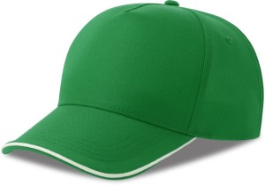 5 Panel Sandwich Kappe Recy Five Piping - Reklamnepredmety