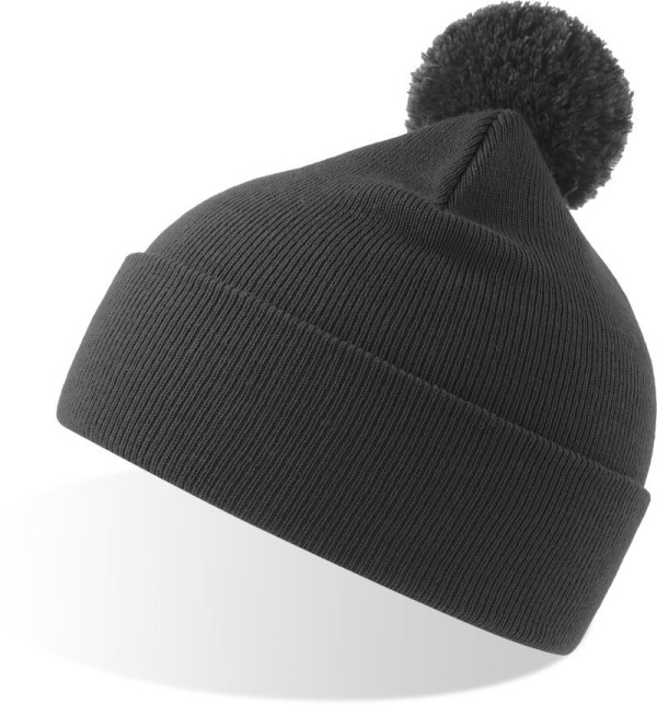 Strickmütze mit Pompon Wind-S Pompom
