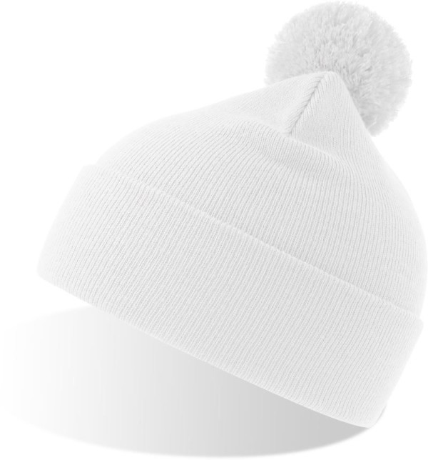 Strickmütze mit Pompon Wind-S Pompom