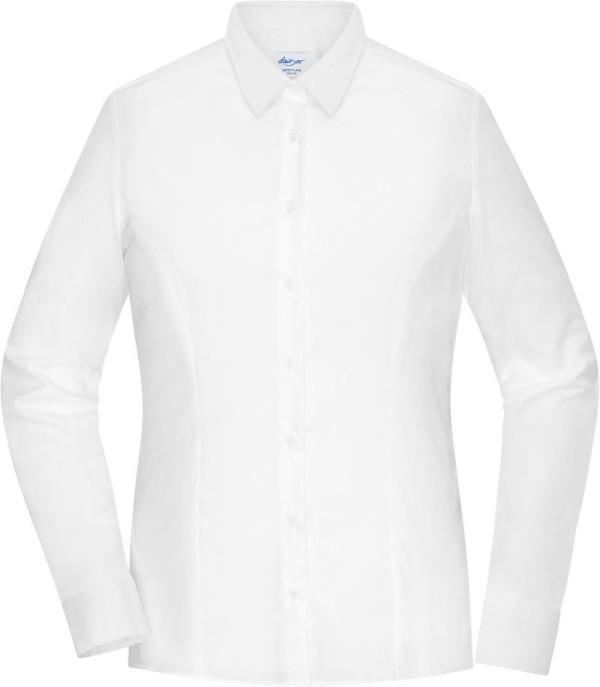 Popeline Slim Fit Bluse langarm Daiber | JN 1371