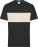 Bio T-Shirt "Colour-Block" Daiber | 8049 - ps-028049-daiber-8049-black-sandstone-front-549e64a1-9ab0-4dca-b99f-211b2995640a-web - variant 