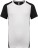 Herren Kontrast Sport Shirt ProAct PA 4014 - ps-204014-kariban-proact-pa-4014-white-black-front-web - variant 