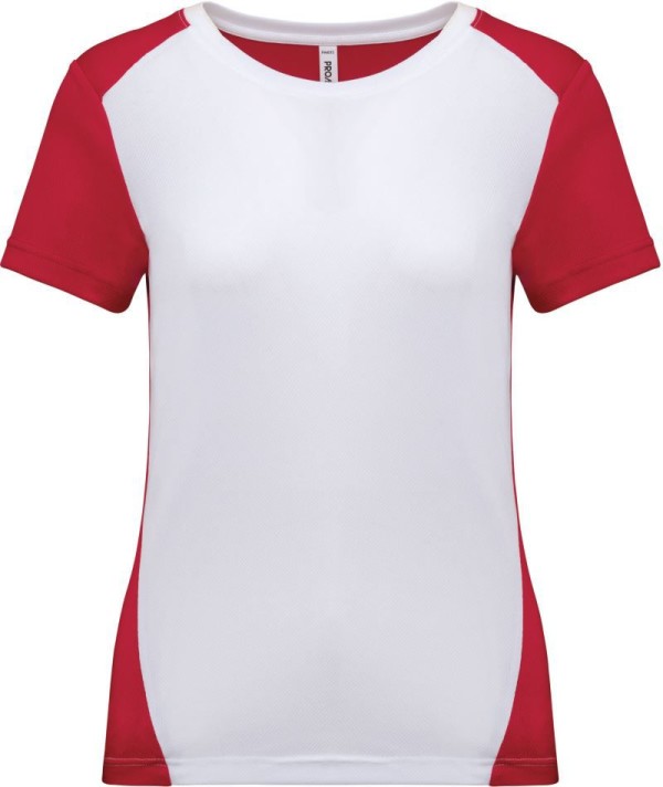 Damen Kontrast Sport Shirt ProAct | PA 4015