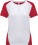 Damen Kontrast Sport Shirt ProAct | PA 4015 - ps-204015-kariban-proact-pa-4015-white-red-front-web - variant 