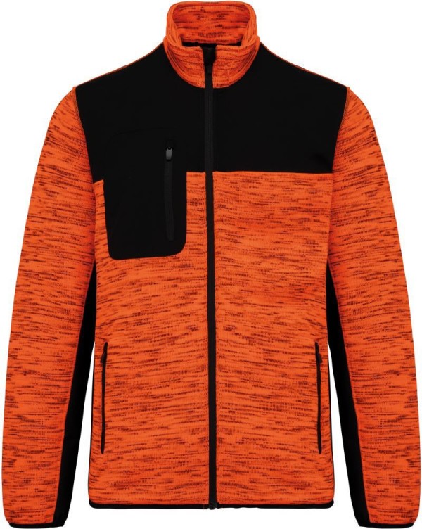 Herren Workwear Strickfleece Jacke WK 9108