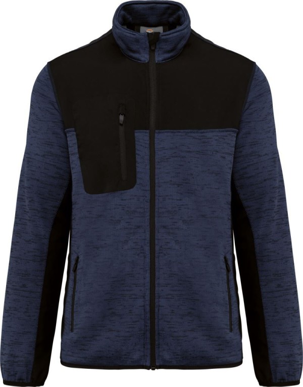 Herren Workwear Strickfleece Jacke WK 9108