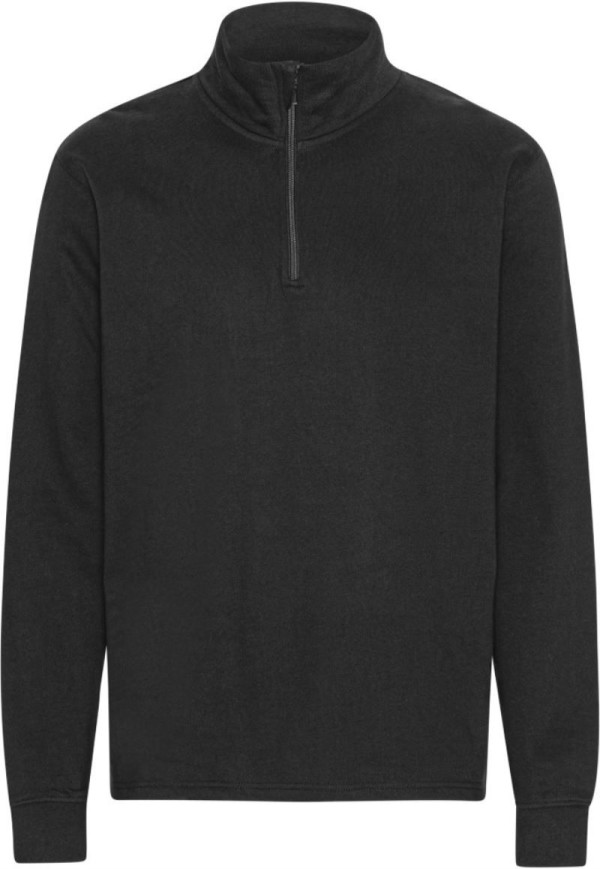 Herren Bio Sweater mit 1/4 Zip O 73701