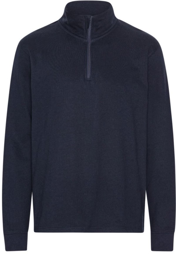 Herren Bio Sweater mit 1/4 Zip O 73701