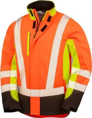 3-Lagen Sicherheits Softshell Jacke Result Recycled | R 506X - Reklamnepredmety