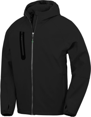 Unisex 3-Lagen Kapuzen Softshell Jacke Result Recycled | R 909X - Reklamnepredmety