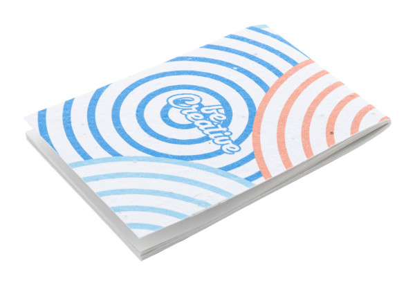 CreaNote Mini Seed-Notizbuch aus individuellem Samenpapier