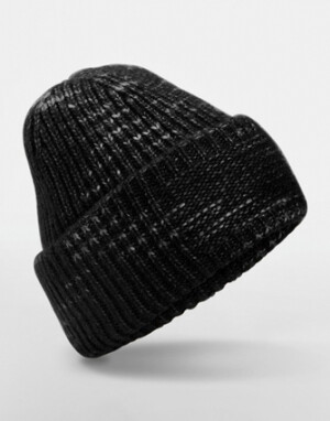 Grob gestrickte Patch-Beanie - Reklamnepredmety