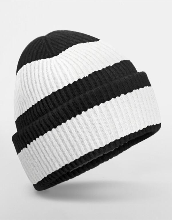Beanie im Colour-Block-Design
