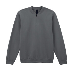 Softstyle Mittelschweres Fleece-Sweatshirt für Erwachsene mit 1/4-Reißverschluss - Reklamnepredmety