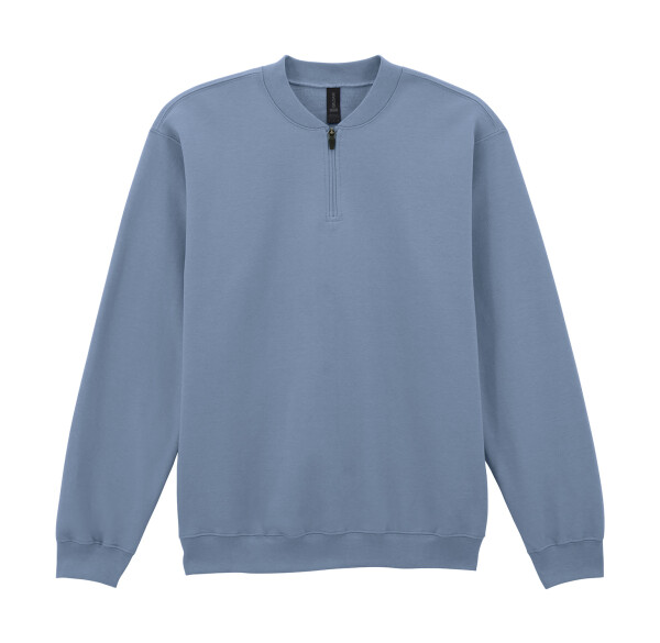 Softstyle Mittelschweres Fleece-Sweatshirt für Erwachsene mit 1/4-Reißverschluss