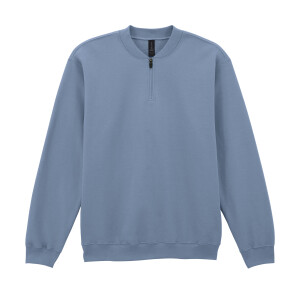 Softstyle Mittelschweres Fleece-Sweatshirt für Erwachsene mit 1/4-Reißverschluss - Reklamnepredmety