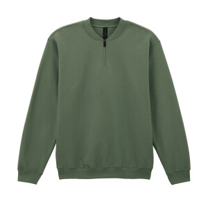 Softstyle Mittelschweres Fleece-Sweatshirt für Erwachsene mit 1/4-Reißverschluss - Reklamnepredmety