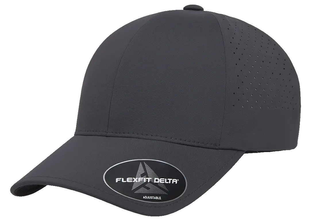 Flexfit Delta Snapback - 66e47ed9924b5eef8c4e3106-180ap-darkgrey-leftangle-sticker - variant 
