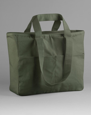 Tragetasche mit Cargo-Tasche und doppeltem Griff - Reklamnepredmety