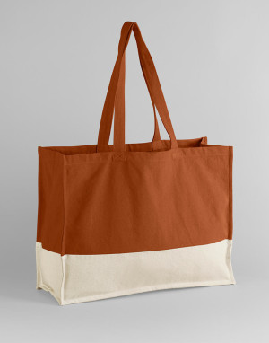 EarthAware® Bio-Shopper in Kontrastfarbe - Reklamnepredmety