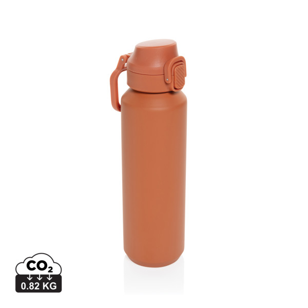 Via RCS Re-Steel verschließbare Sportflasche 600 ml
