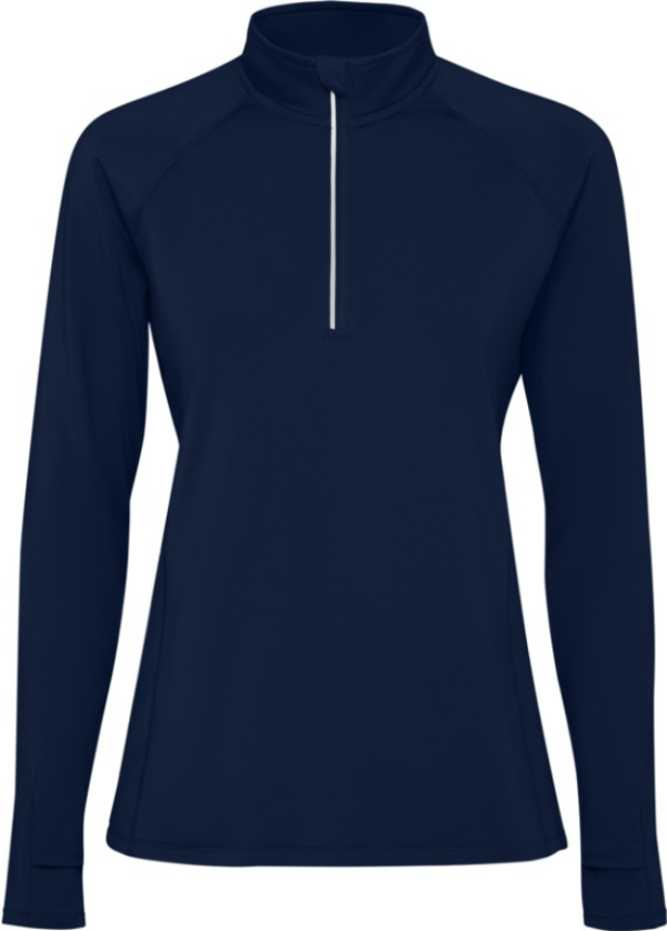 Langärmliges Sweatshirt mit halbem Reißverschluss für Damen Estambul