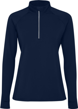 Langärmliges Sweatshirt mit halbem Reißverschluss für Damen Estambul - Reklamnepredmety