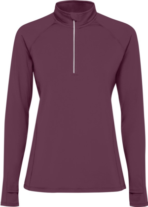 Langärmliges Sweatshirt mit halbem Reißverschluss für Damen Estambul - Reklamnepredmety