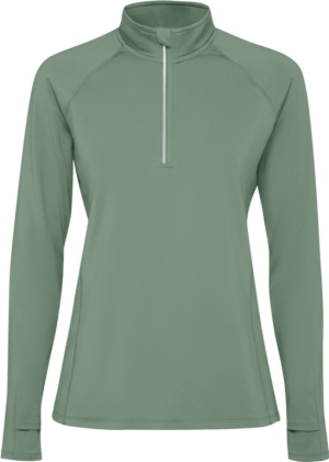 Langärmliges Sweatshirt mit halbem Reißverschluss für Damen Estambul - Reklamnepredmety